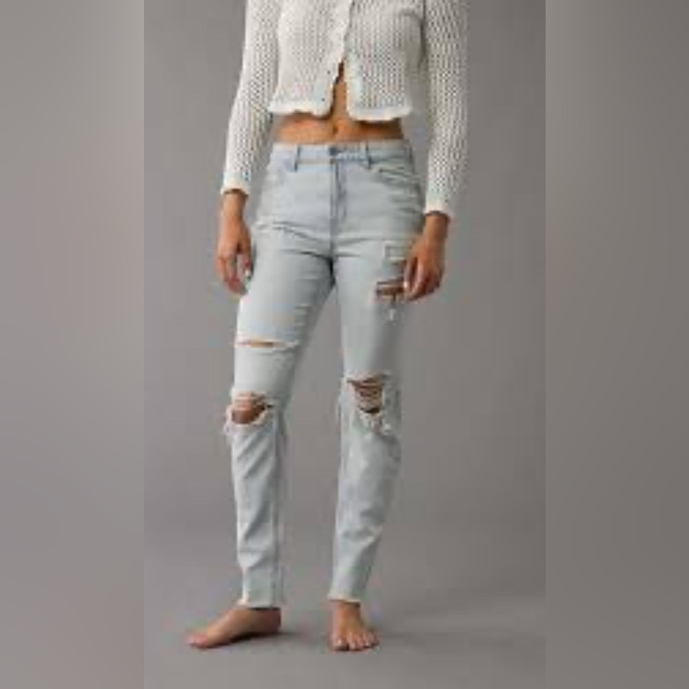 NOBO Women's High Rise Light Blue Distressed Jeans 👖🎀🥰